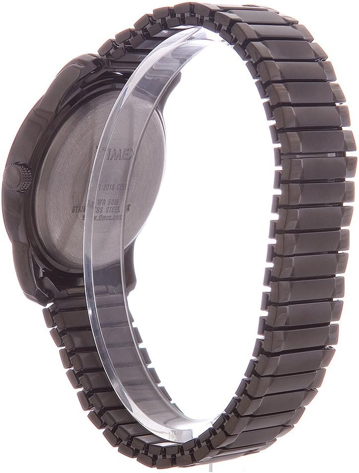 Timex Men's Highland Street Stainless Steel Expansion Band Watch - Image 4