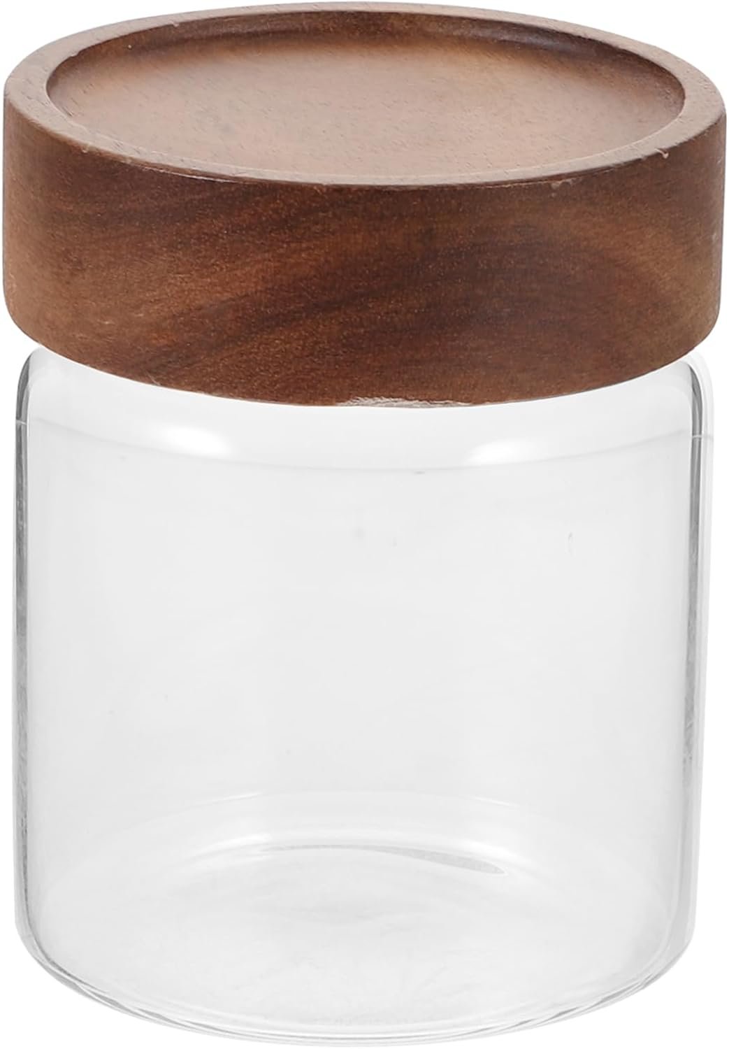 Airtight Glass Storage Jar with Lid Transparent Canister for Coffee Beans Dry Foods and Pantry Organization High Borosilicate Glass Design - Image 2