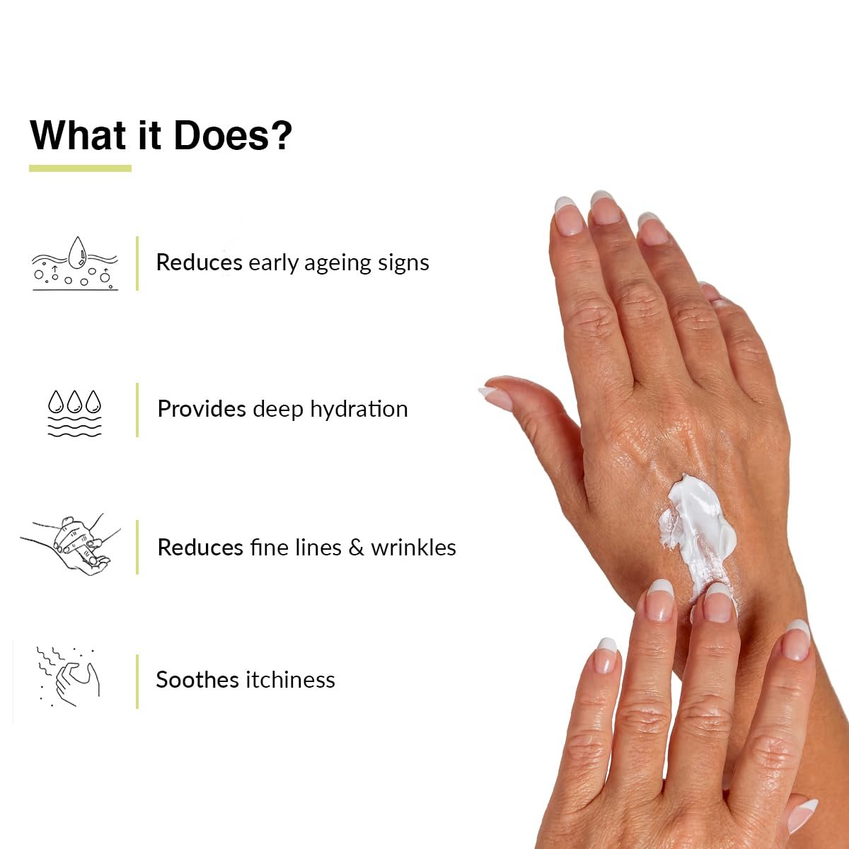 FIXDERMA Anti Ageing Hand Cream for Women & Men | Ceramide Moisturizer | Hyaluronic Acid Cream | Hand Cream for Dry and Rough Hands | Shea Butter | Cream for Itchy Hand | All Skins Types - 30g - Image 4