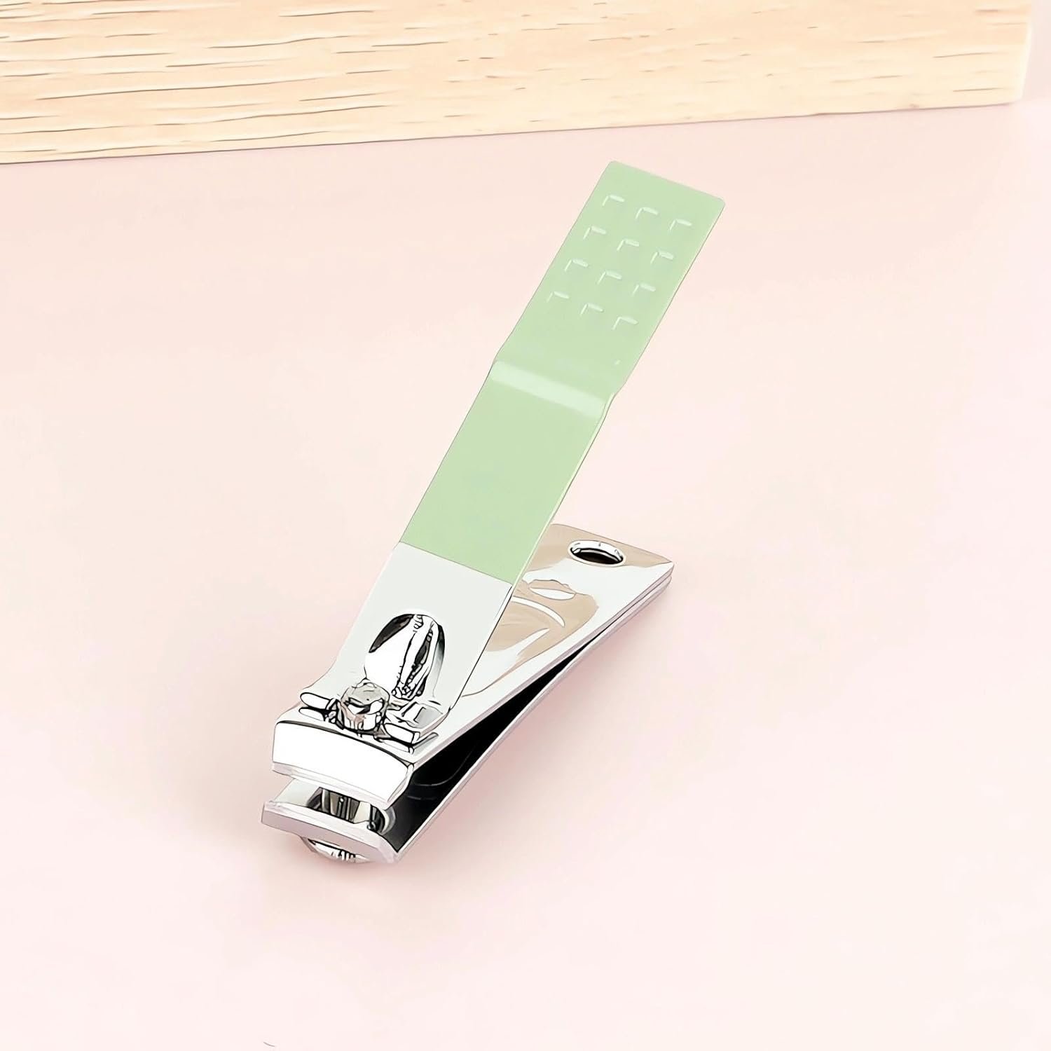 Manicure Set Nail Clipper Set, 7 Pcs Matcha Green Professional Manicure Pedicure Set, Nail Care Kit Beauty Tool, Purse Essentials Travel Nail Kit with Leather Case, Gift for Men and Women - Image 4