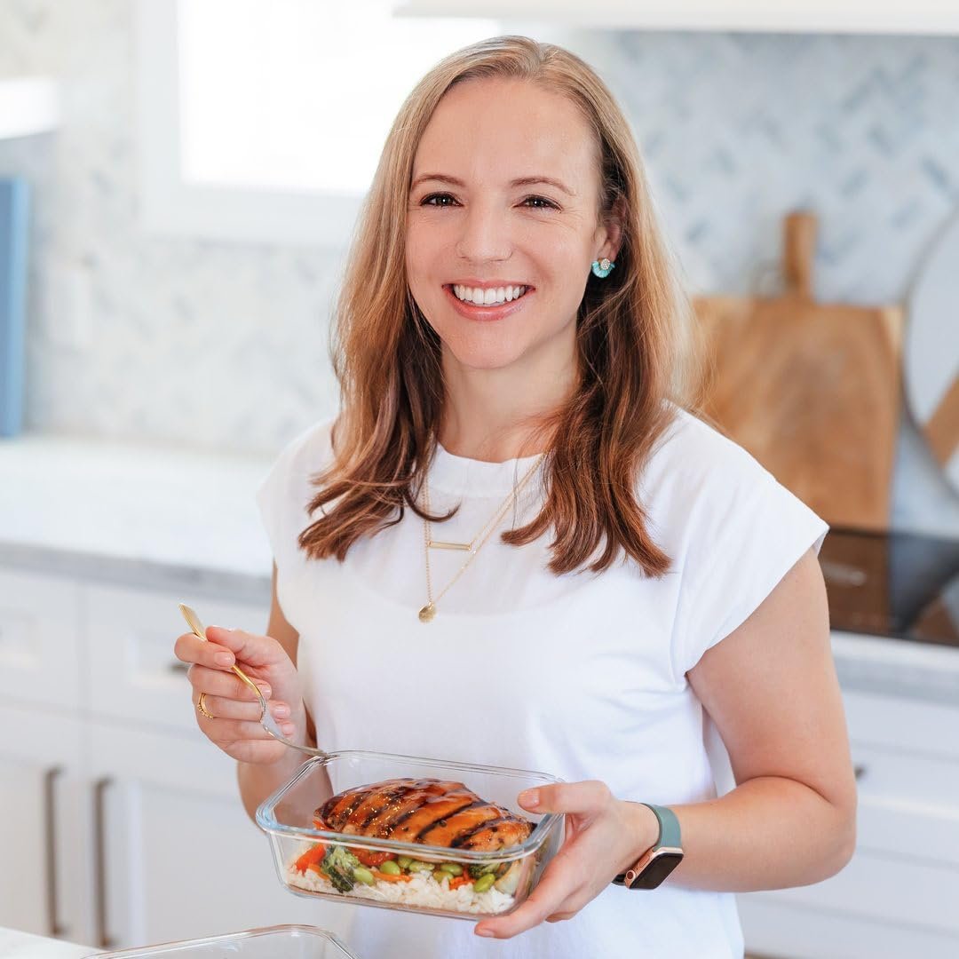 24pc Set Glass Food Storage Containers & Bowls with Airtight Lids - Leakproof BPA-Free Meal Prep Airtight Stackable Lunch Boxes, Kitchen Pantry & Storage Organizers - Microwave Freezer Dishwasher Safe - Image 6