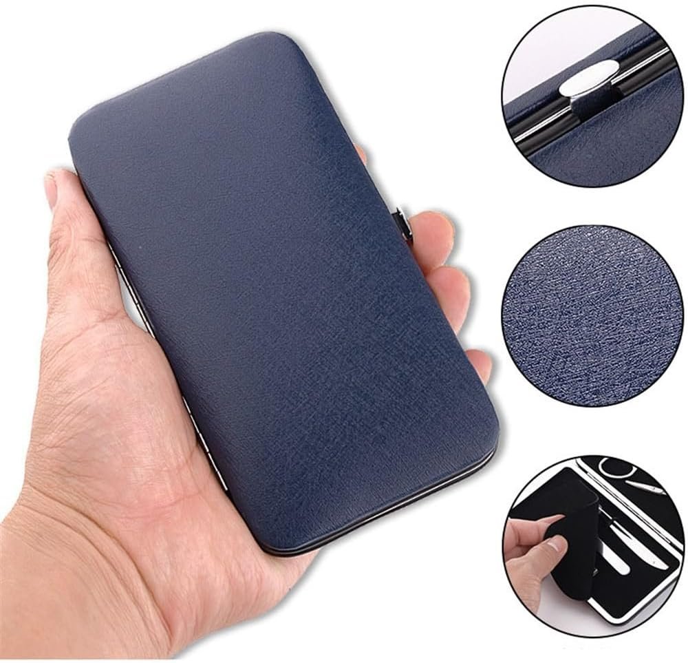 Men's Grooming Kit Nose Hair Scissors Beauty Scissors Eyebrow Trimming Tool Nail Clipper Set - Image 6