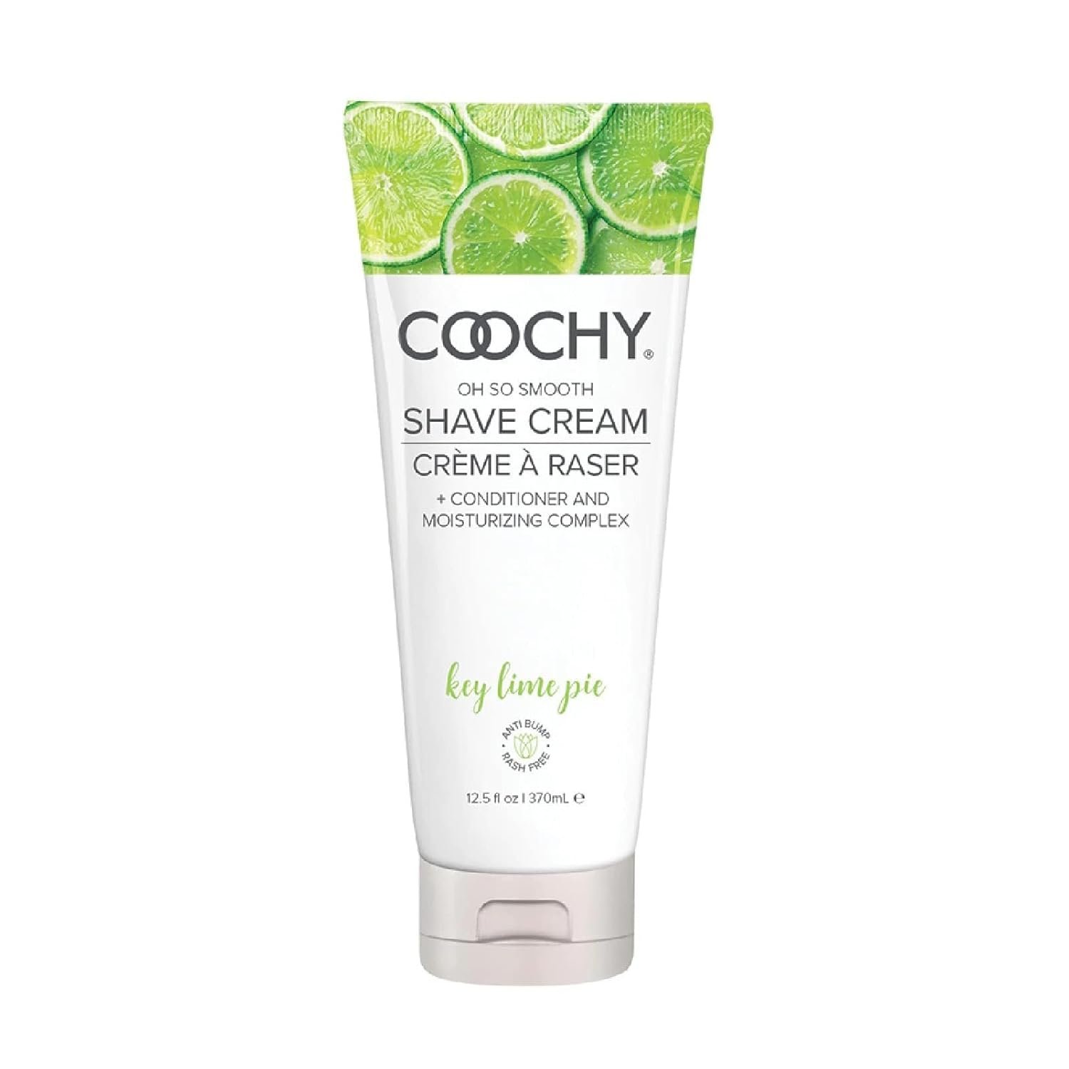 Coochy Shave Cream - Moisturizing Shave Lotion - Gentle Intimate Shaving Cream - For Bikini Area, Underarms, Legs & More - Rash-Free, Hydrating Formula - Key Lime Pie 12.5floz/ 370mL - Image 2