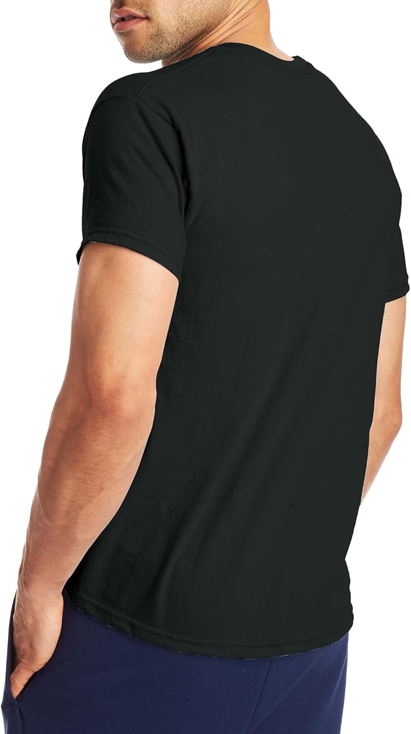 Hanes X-Temp Performance T-Shirt Pack, Cotton Blend Moisture-Wicking Tees for Men, 2-Pack - Image 4