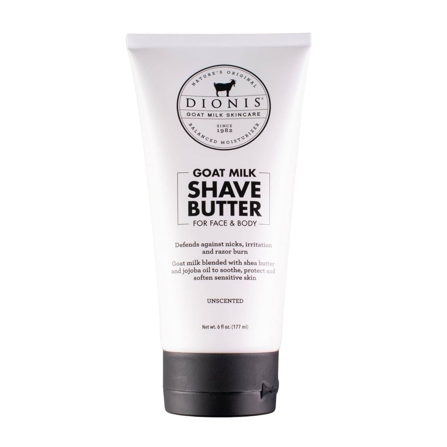 Dionis Goat Milk Skincare Men's Shave Butter - Face & Body Shave Butter - Shea Butter & Jojoba Oil For Sensitive Skin - Protects Against Irritation & Razor Burn - Hydrating Shave Cream For Men, 6oz - Image 2