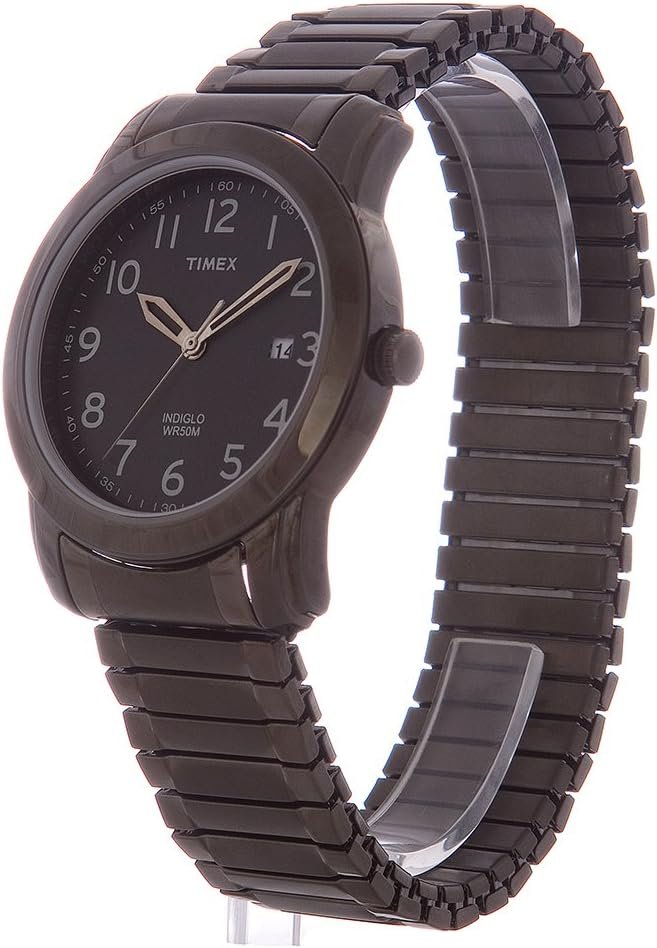 Timex Men's Highland Street Stainless Steel Expansion Band Watch - Image 3