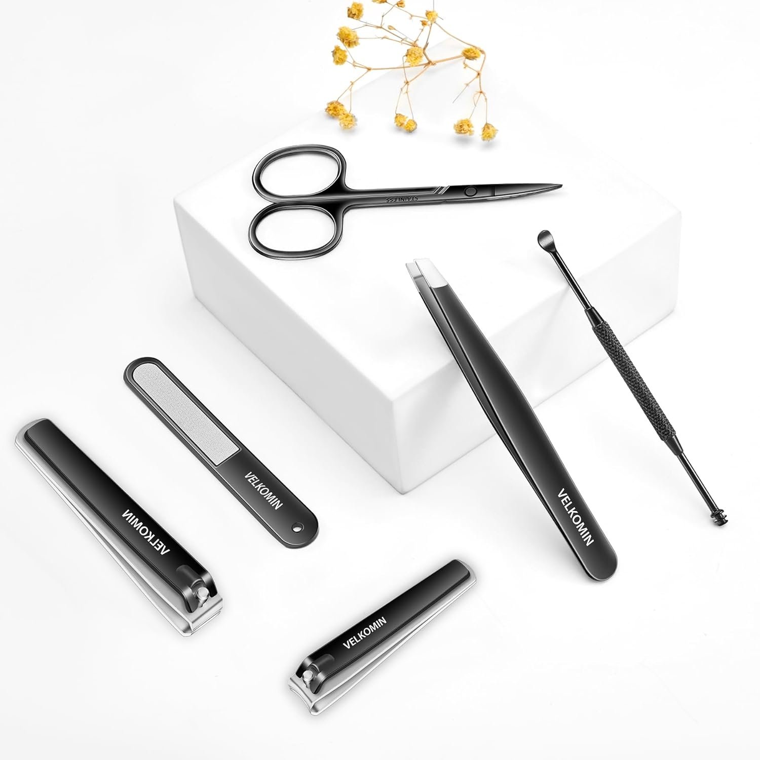 Nail Clipper Set, 6 Pcs Toenail Clippers, Stocking Stuffers for Men Women, Ultra-Sharp and Durable Manicure Kit, 18-Month Replacement Warranty! - Image 8