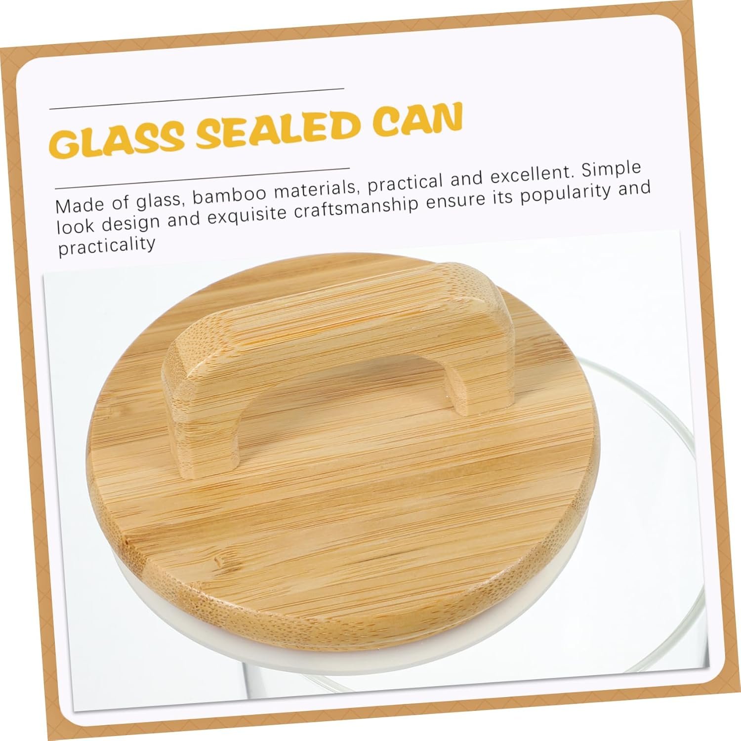 Airtight Glass Storage Jar with Lid Clear Coffee Bean Container Handy Kitchen Canister for Food Storage and Design - Image 10