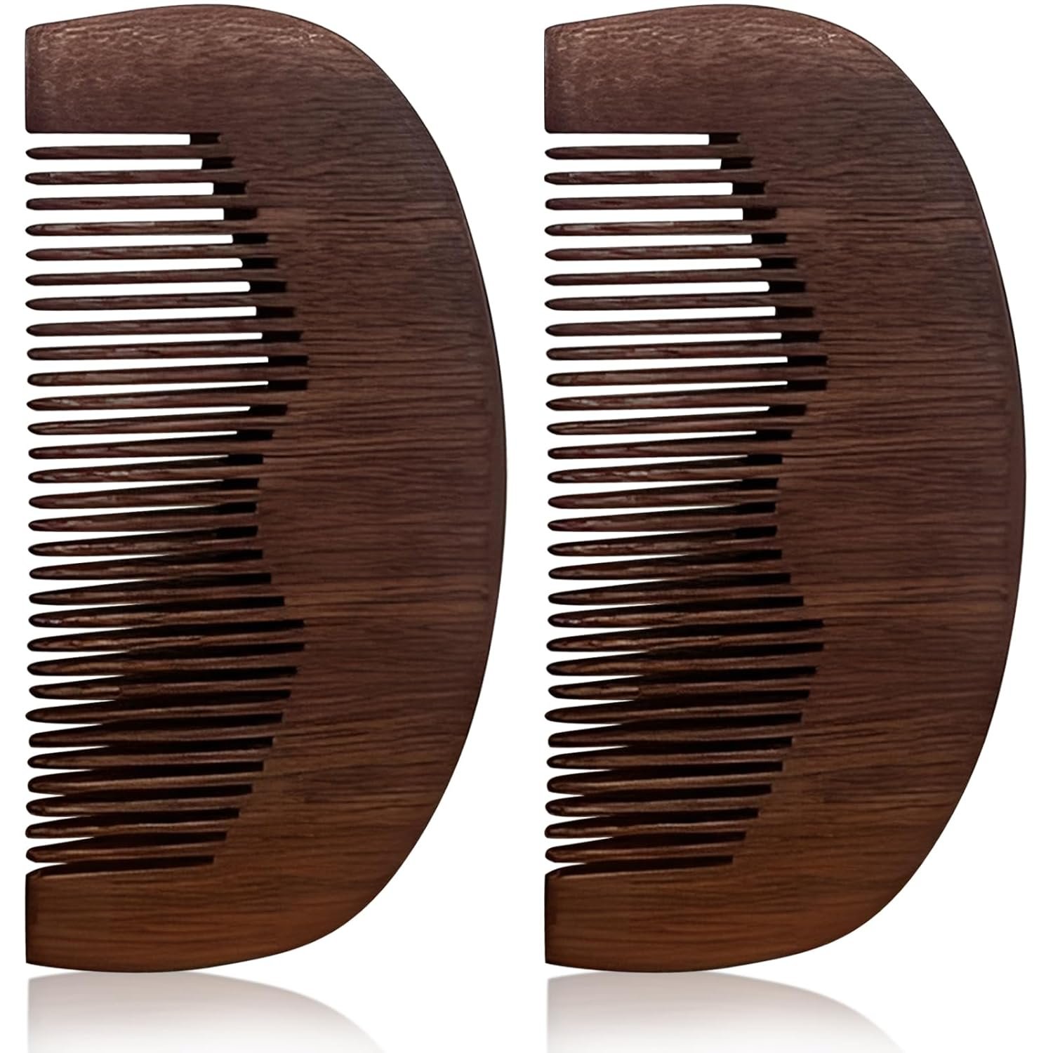 Beard & Mustache Wood Comb - Ideal for Oils and Balms, Anti-Static for All Beard Types, Pocket-Sized - Image 2