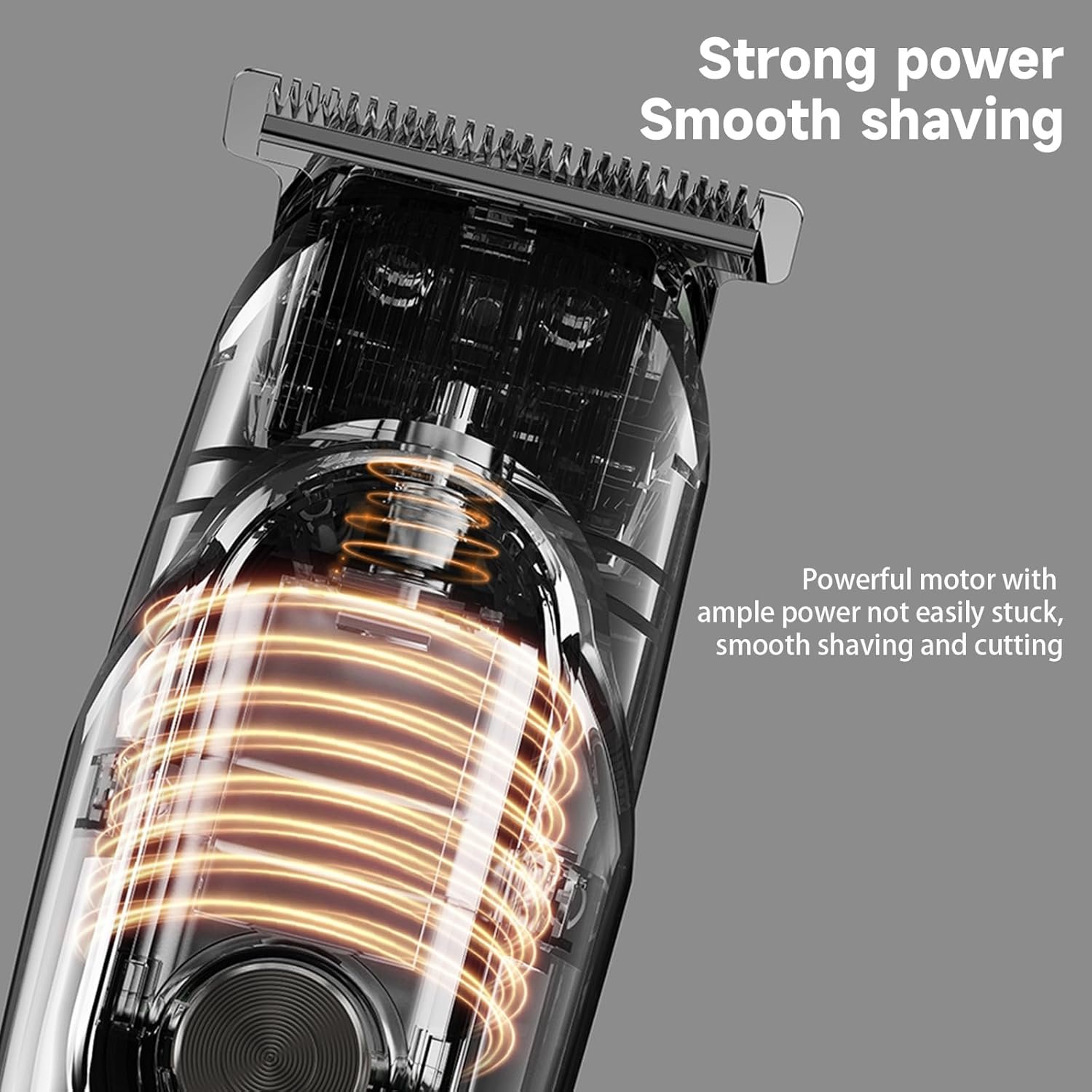 Beard Trimmer for Men, Hair Clippers for Men 5 in 1 Grooming Shaving Kit for Face, Mustache, Body, Ear, Nose, Waterproof Cordless Barber Clippers for Hair Cutting 822 Cyan - Image 6