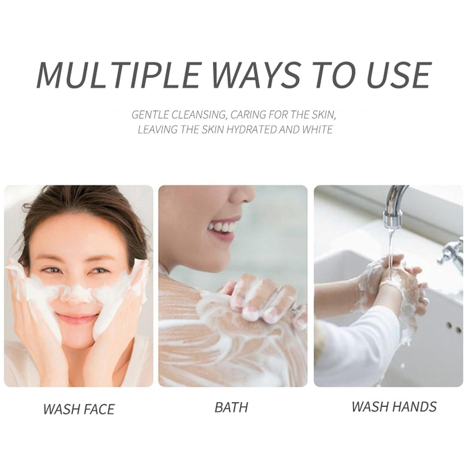 Honey Organic Handmade Soap, Natural Loofah Soap Bar, Hydrating, Moisturizing Handmade Soap for Face and Body, Gentle Cleansing, Oil-control Bath Bar Soap Deep Nourishes Your Skin, Honey - Image 8