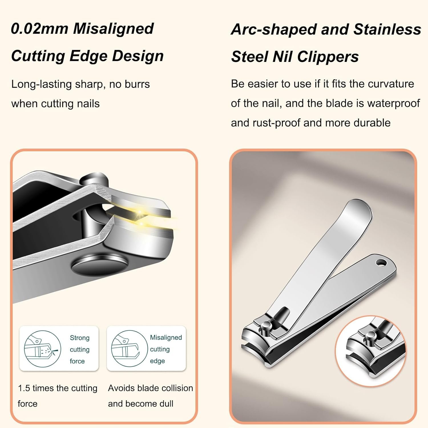 Manicure Set, 18-Pcs Manicure Pedicure Kit with Nail Clippers or Grooming Tools, Stainless Steel Manicure Kit for Women & Men, Fingernail and Toenail Clipper Cutters for Personal Care, Travel- Pink - Image 7