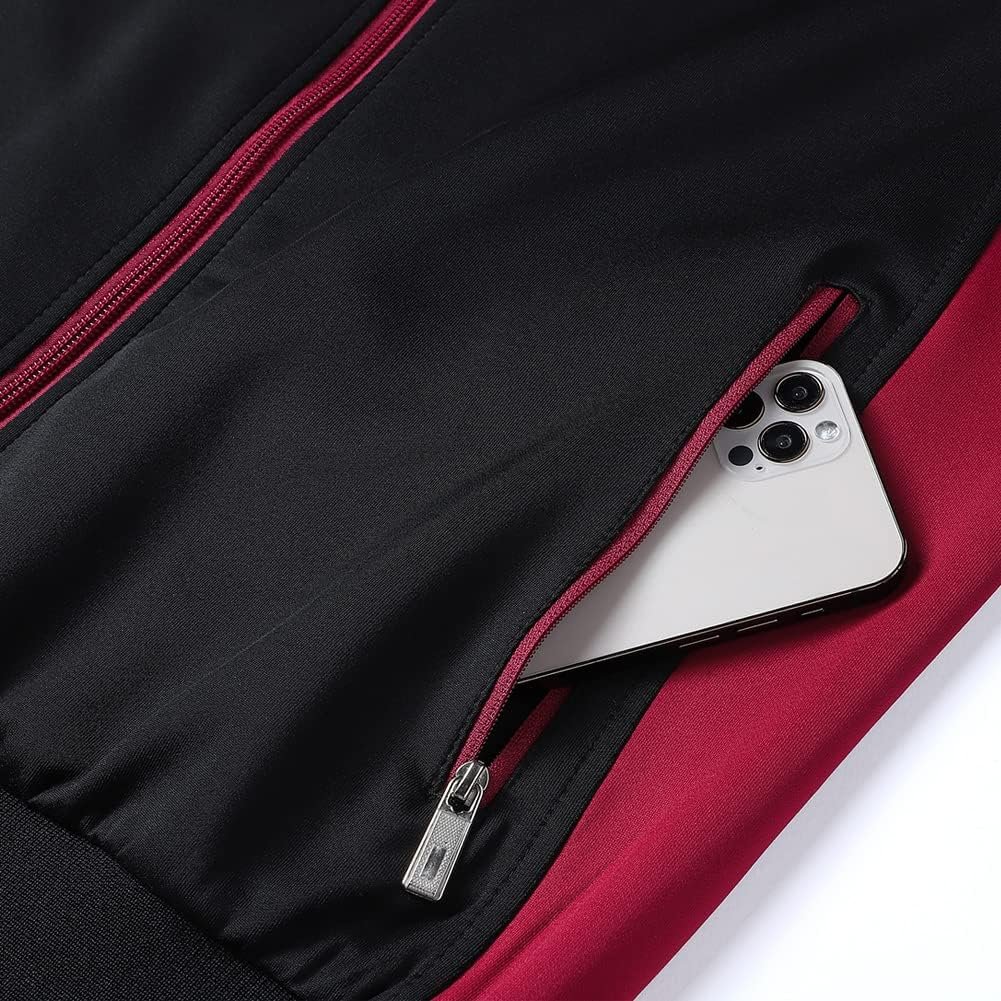 Men's Casual Athletic Tracksuit Long Sleeve Sweatsuit Set Full Zip Running Jacket and Pants 2 Piece Outfits - Image 6