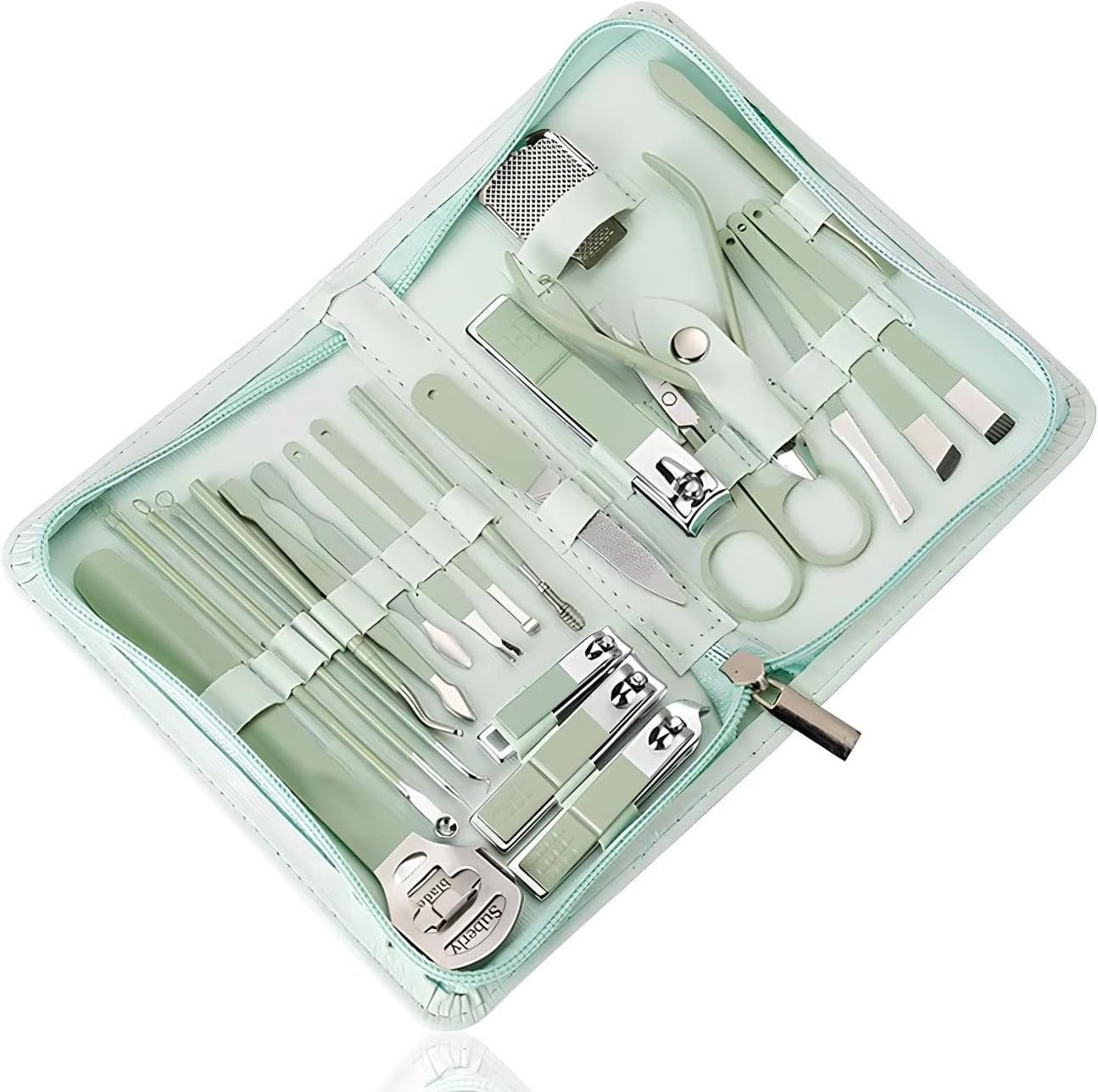 Professional Nail Clippers Kit 22-Piece – Stainless Steel Manicure Kit for Men & Women, Nail Care Set with Pedicure Tools, Toe Nail Clippers, Travel Manicure Kit - Image 2