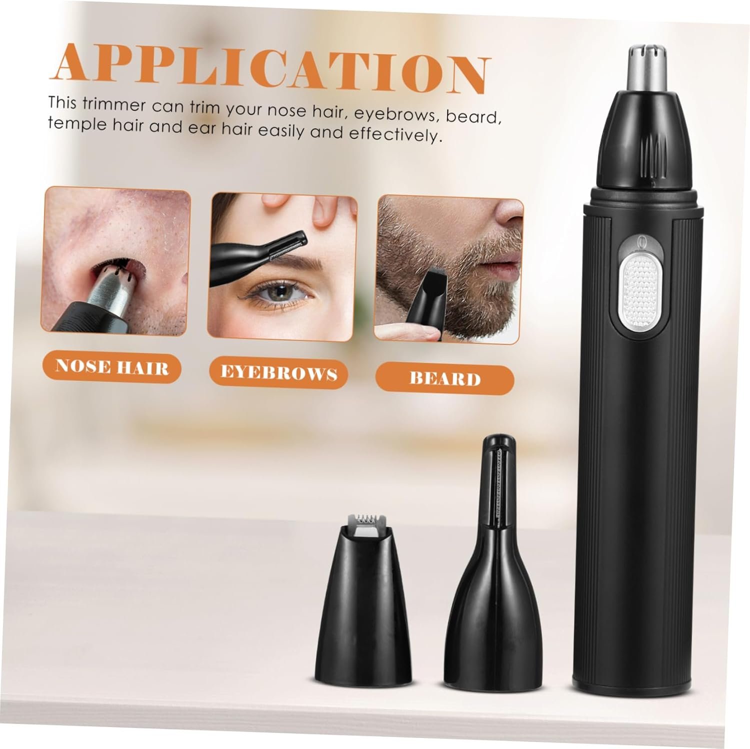 1Set Electric Nose Hair Trimmer Personal Care Device for Easy Hair Removal Painless Nose Hair Cleaning Tool for Men Women Compact Design Black - Image 10