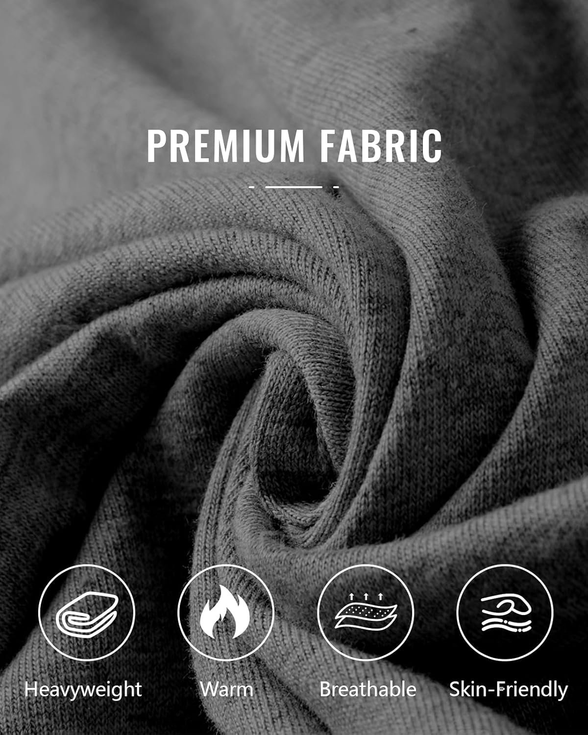 Men's Cargo Sweatpants Casual Fleece Joggers Loose Fit Open Bottom Athletic Pants for Men with Pockets - Image 6