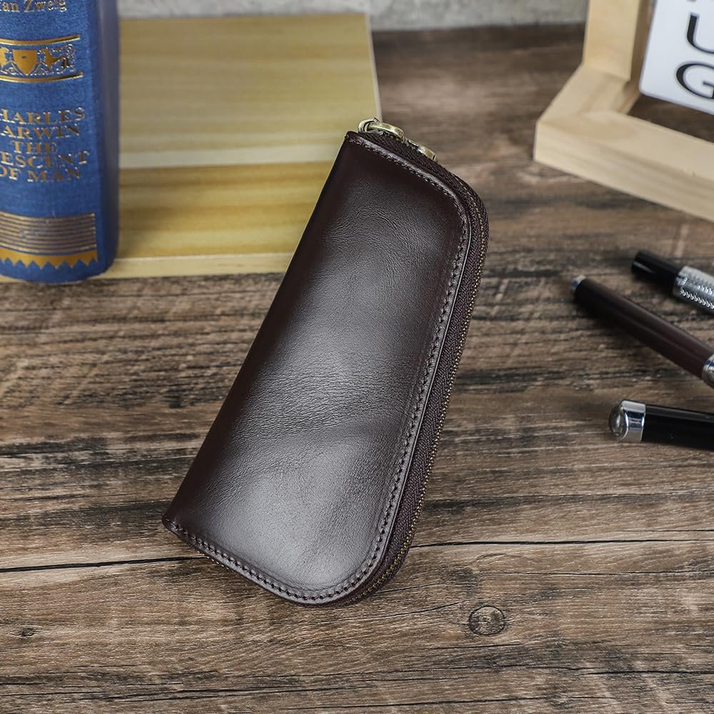 Full Grain Leather Manicre Set Case Travel Nail Clipper Pouch Empty for Men Personal Tools Pouch By Handmade (Case Only) - Image 9