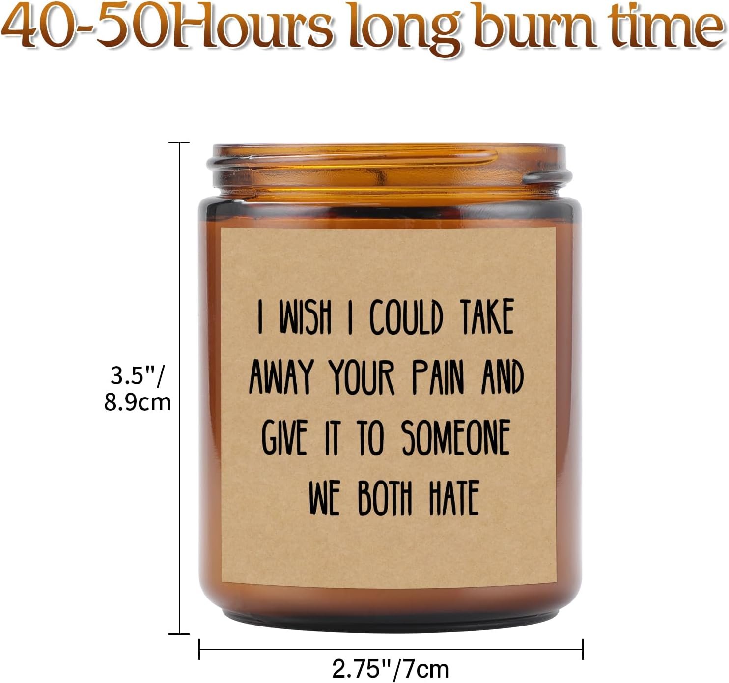 KAAYEE Get Well Gifts for Women Men, Get Well Soon Gift for Women After Surgery, Encouragement Inspirational Gifts for Women Friends Sister Mom, Get Well Lavender Natural Soy Wax 7OZ Scented Candles - Image 7