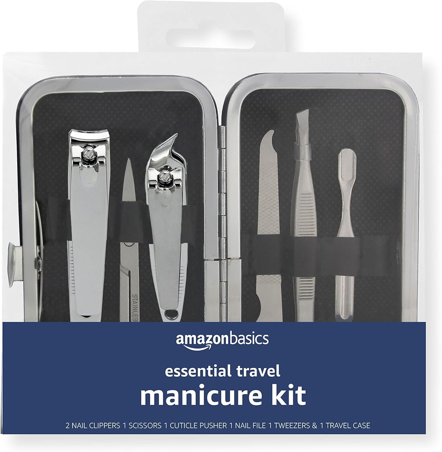 Amazon Basics 6-Piece Essential Travel Manicure Kit - Image 2