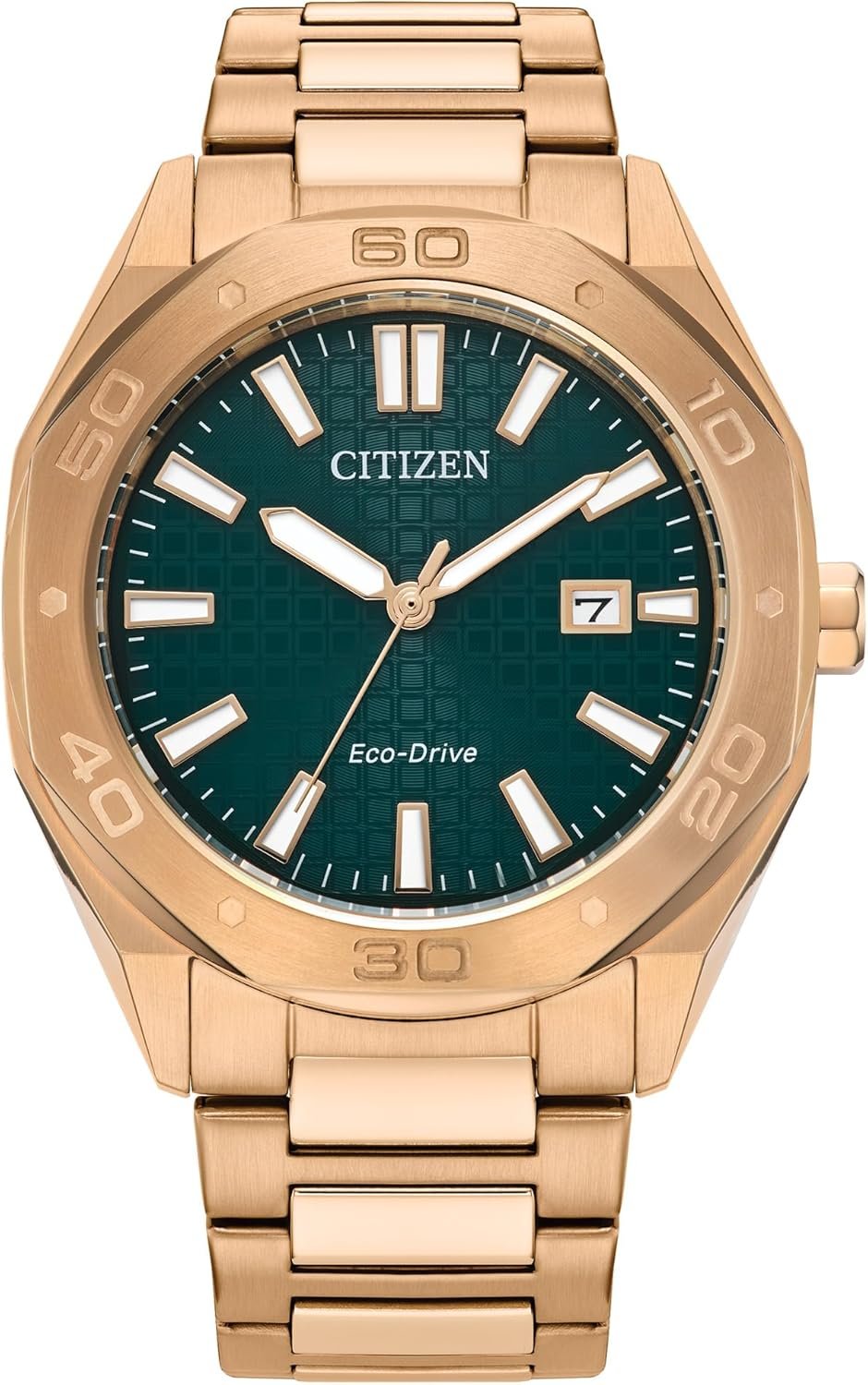 Citizen Men's Eco-Drive Sport Casual Odyn Watch, Stainless Steel Watch, 3 Hand, Date - Image 2