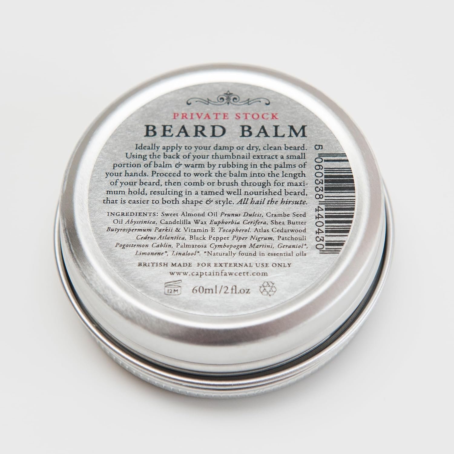 Captain Fawcett Private Stock Beard Balm 60ml - Image 4