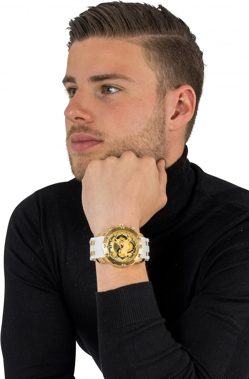 Invicta Men's 23424 Pro Diver Analog Display Quartz White Watch - Image 3