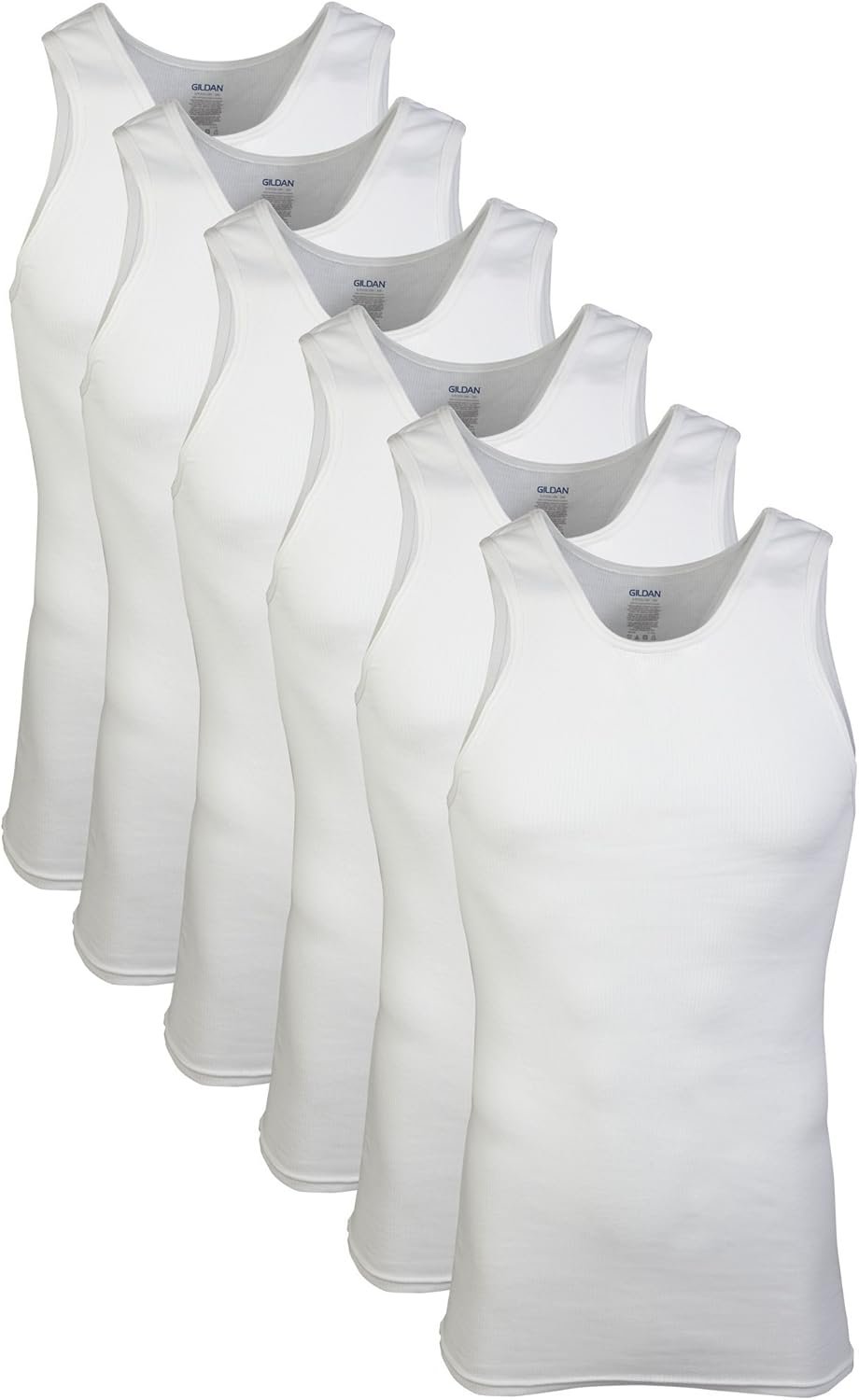 Gildan Men's A-Shirt Tanks, Multipack, Style G1104 - Image 2