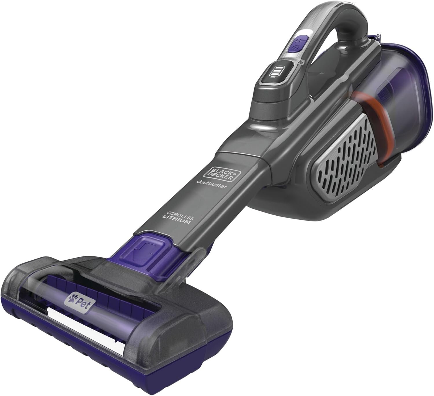 BLACK+DECKER dustbuster furbuster AdvancedClean+ Cordless Pet Handheld Vacuum, Home, Pet and Car Vacuum (HHVK515JP07) - Image 2