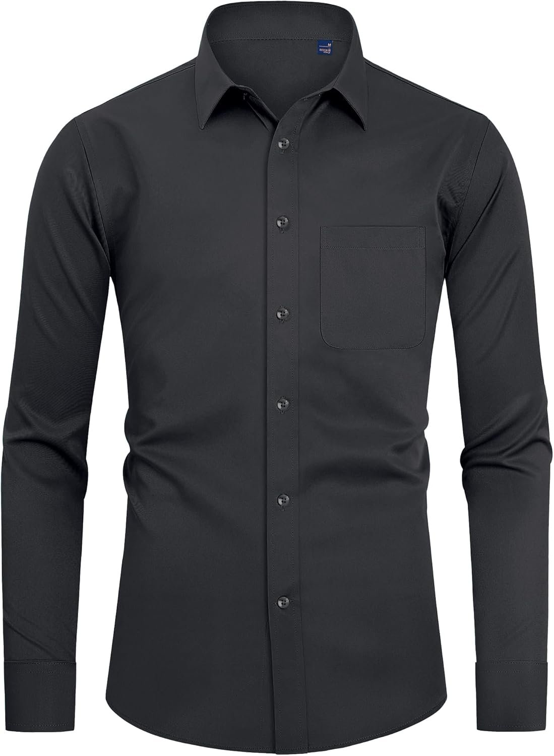 DEMEANOR Mens Dress Shirts Long Sleeve Dress Shirts for Men Slim Fit Button Down Shirts Big and Tall Button Up Shirts - Image 2