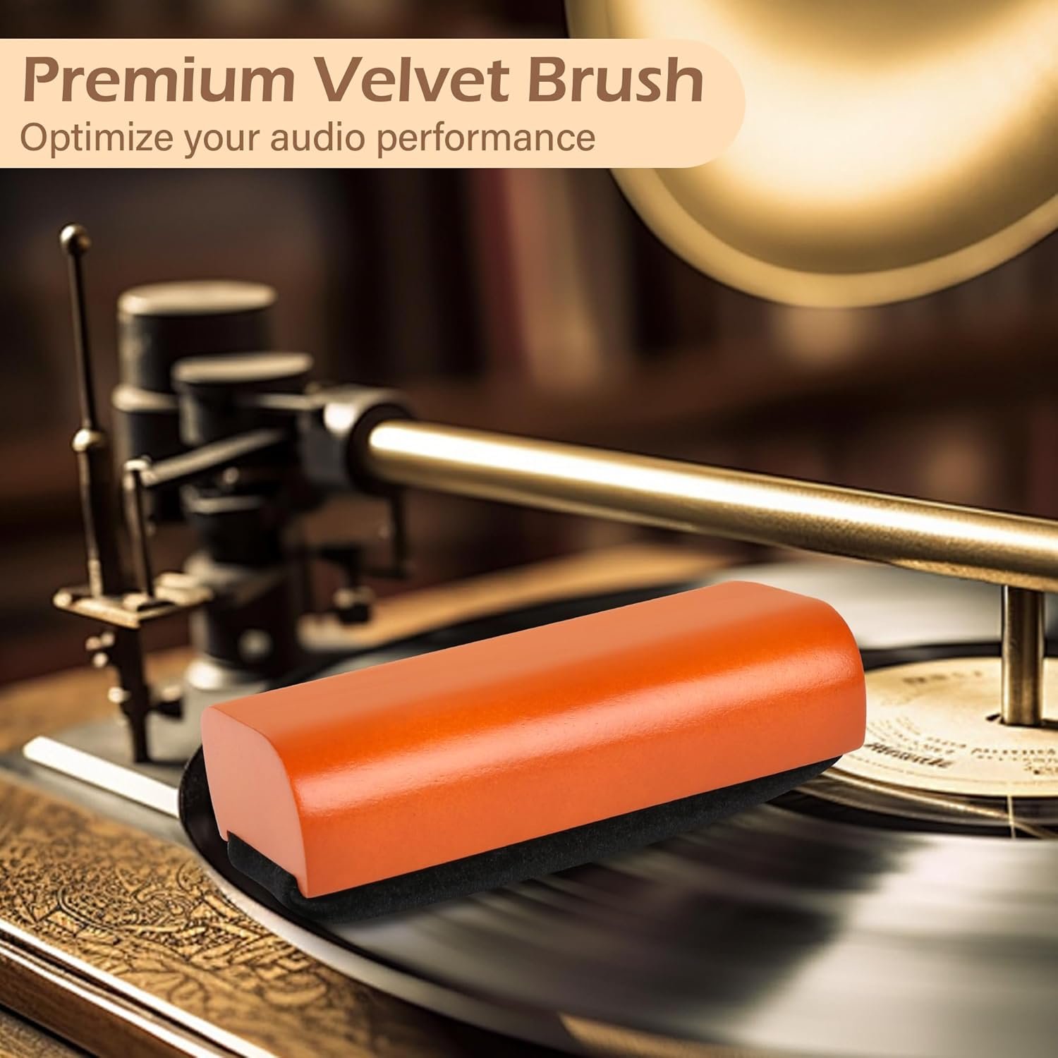 5 in 1 Vinyl Record Cleaning Solution Kit, Includes Soft Velvet Record Brush, Vinyl Cleaning Liquid, Stylus Cleaner & Brush and Carry Pouch - Image 5