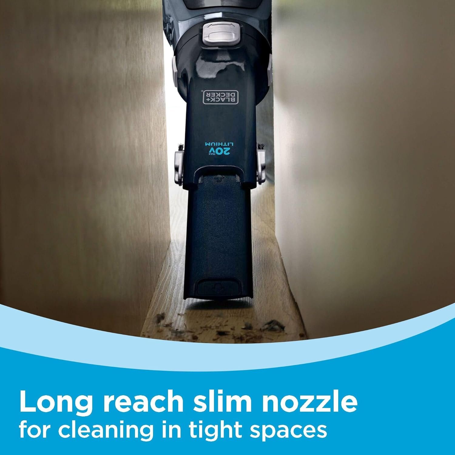 BLACK+DECKER dustbuster 20V Cordless Handheld Vacuum, Powerful Suction, Home and Car Vacuum (BDH2000L) - Image 6