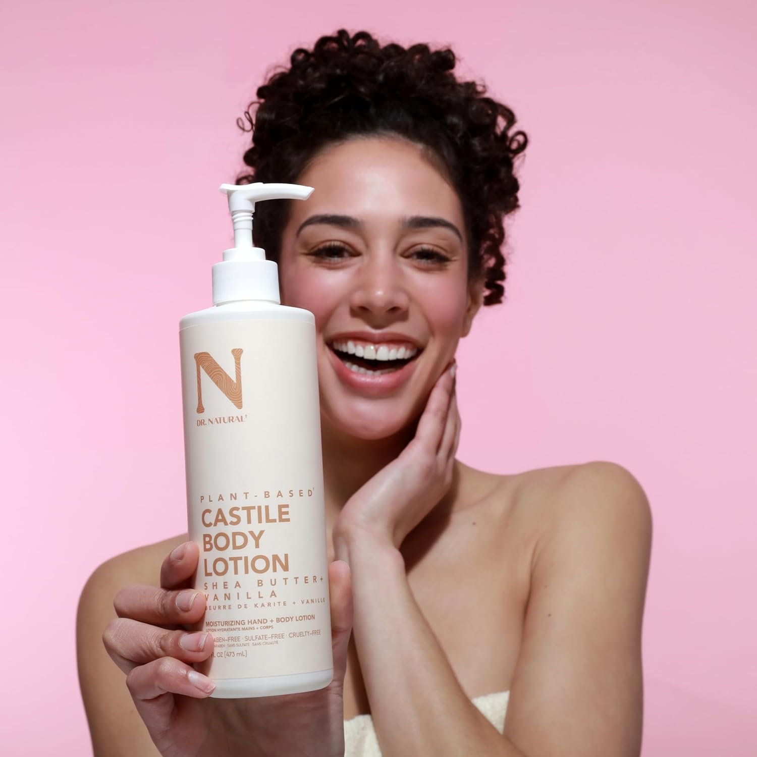 Dr. Natural Castile Body Lotion, Shea Butter, 16 oz - Plant-Based - Paraben-Free, Sulfate-Free, Cruelty-Free - Made with Organic Shea Butter - Non-Greasy - Body Lotion for Dry Skin - Image 6