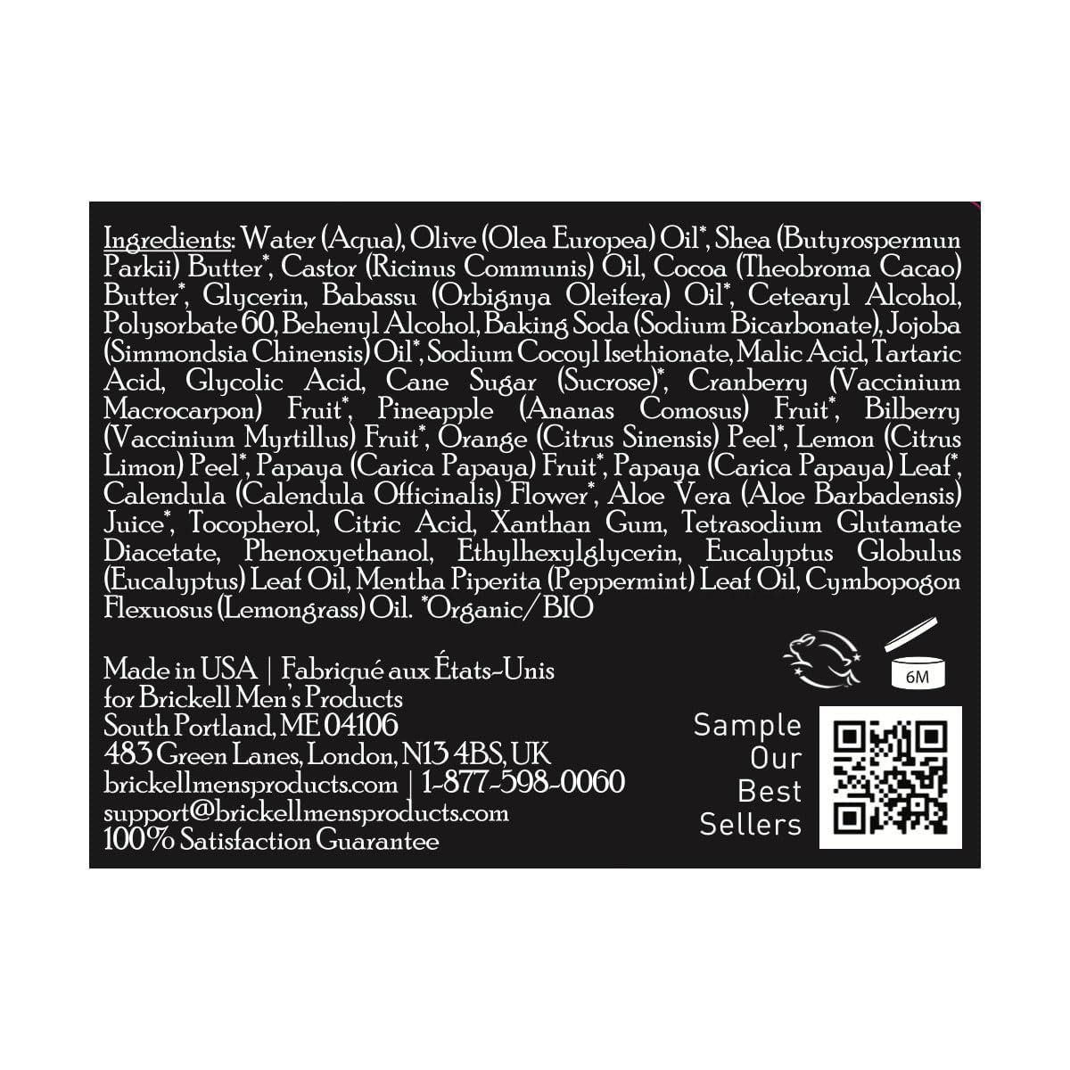 Brickell Men's Smooth Brushless Shave Butter for Men, Natural and Organic Smooth Shaving Butter to Fight Nicks, Cuts and Razor Burn, 5 Ounce, Scented - Image 6