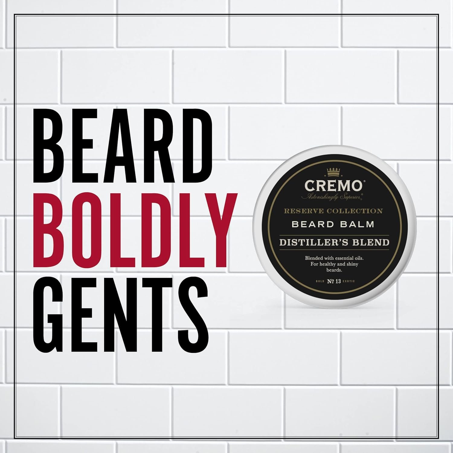 Cremo Styling Beard Balm, Distiller's Blend (Reserve Collection), Nourishes, Shapes And Moisturizes All Lengths Of Facial Hair, 2 Ounce - Image 3