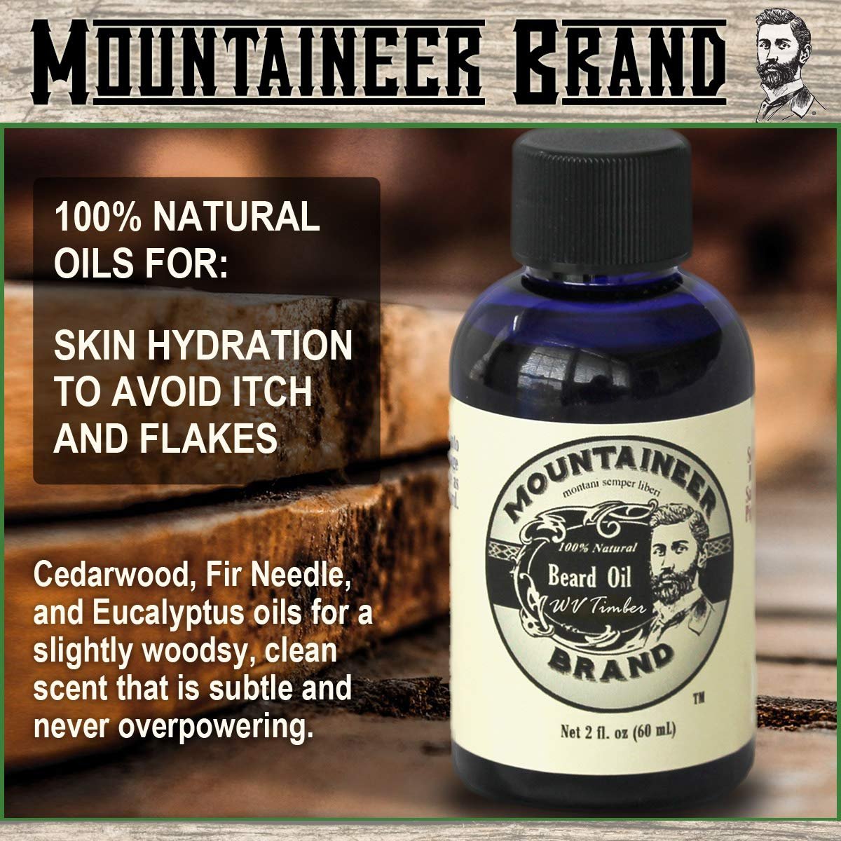 Heavy Duty Beard Balm and Beard Oil by Mountaineer Brand: The Ultimate Beard Conditioning Combo Pack - Image 5