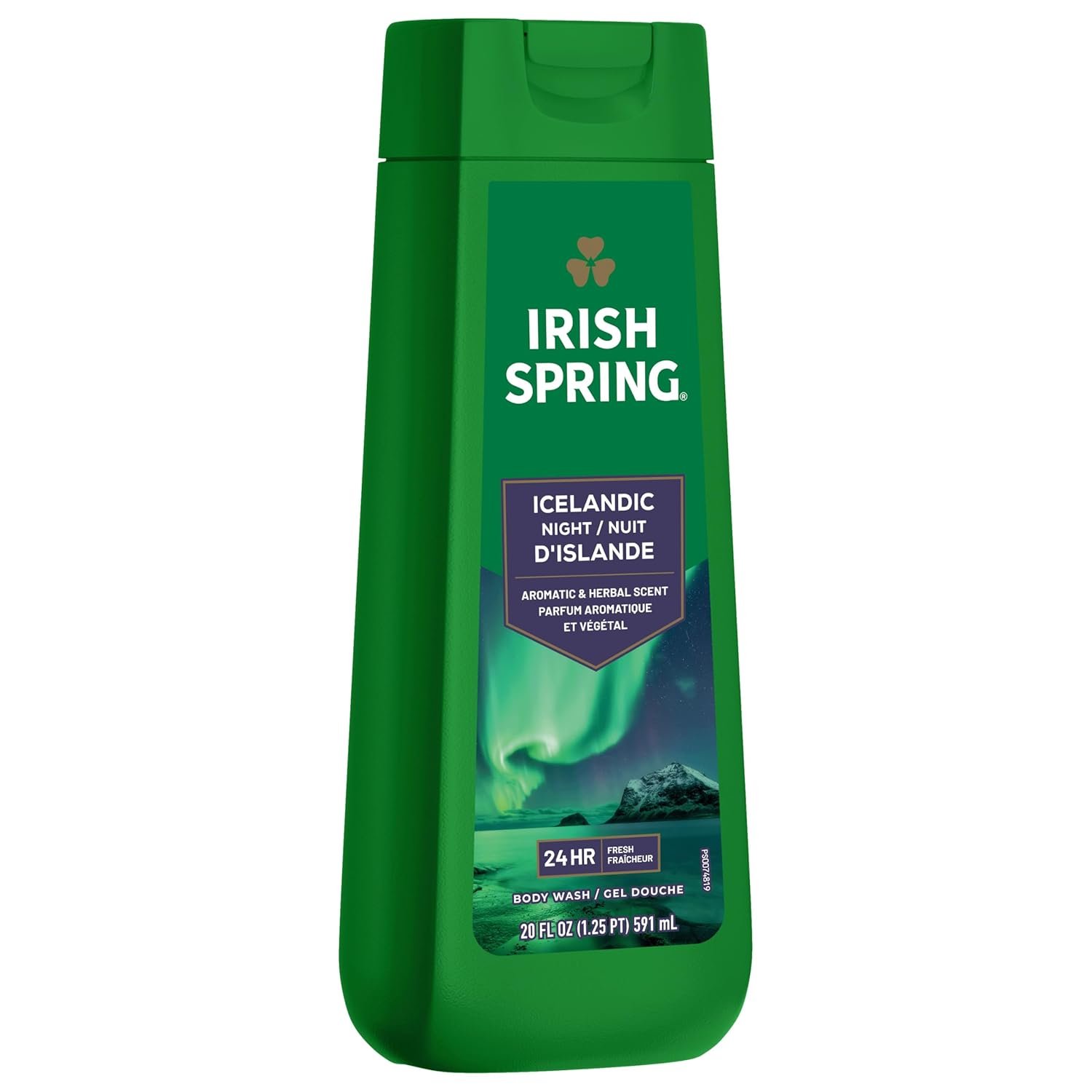 Irish Spring Icelandic Night Moisturizing Body Wash for Men, 24 Hour Fresh, Face and Body Wash, Men’s Body Wash, Paraben Free, Aromatic and Herbal Scent, 20 fl oz Bottle (Pack of 4) - Image 10