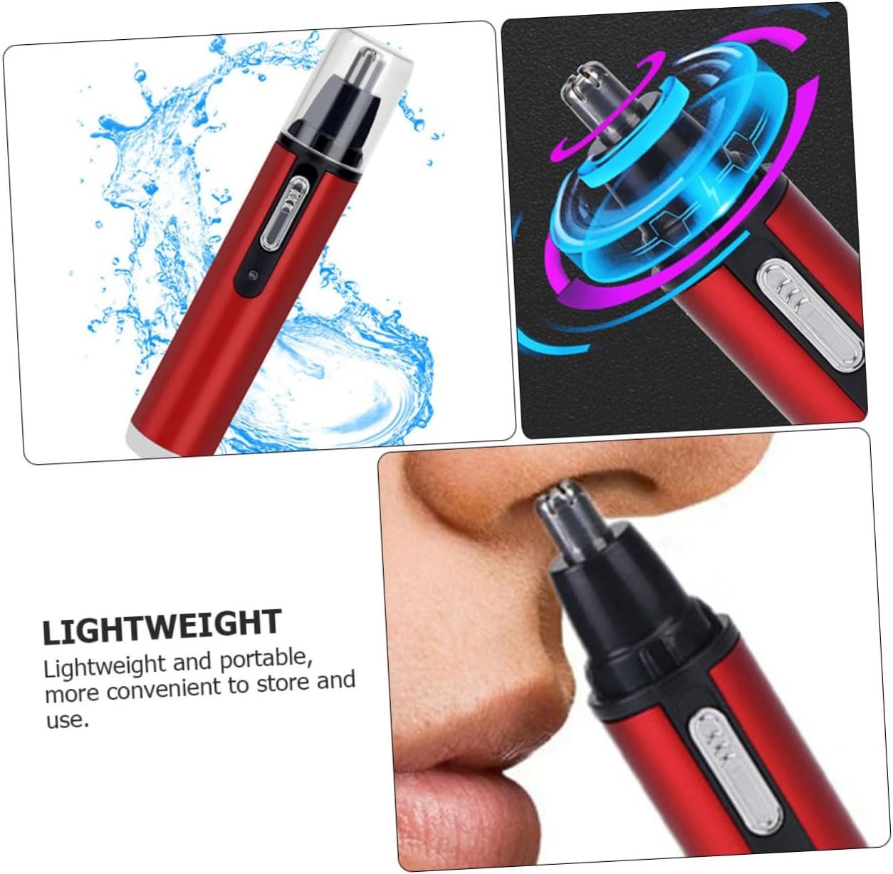 1Pc Electric Nose Hair Trimmer Eyebrow Razor for Men and Women Rechargeable Portable Hair Remover Painless Cutting Tool for Nose Eyebrows Durable Design - Image 9