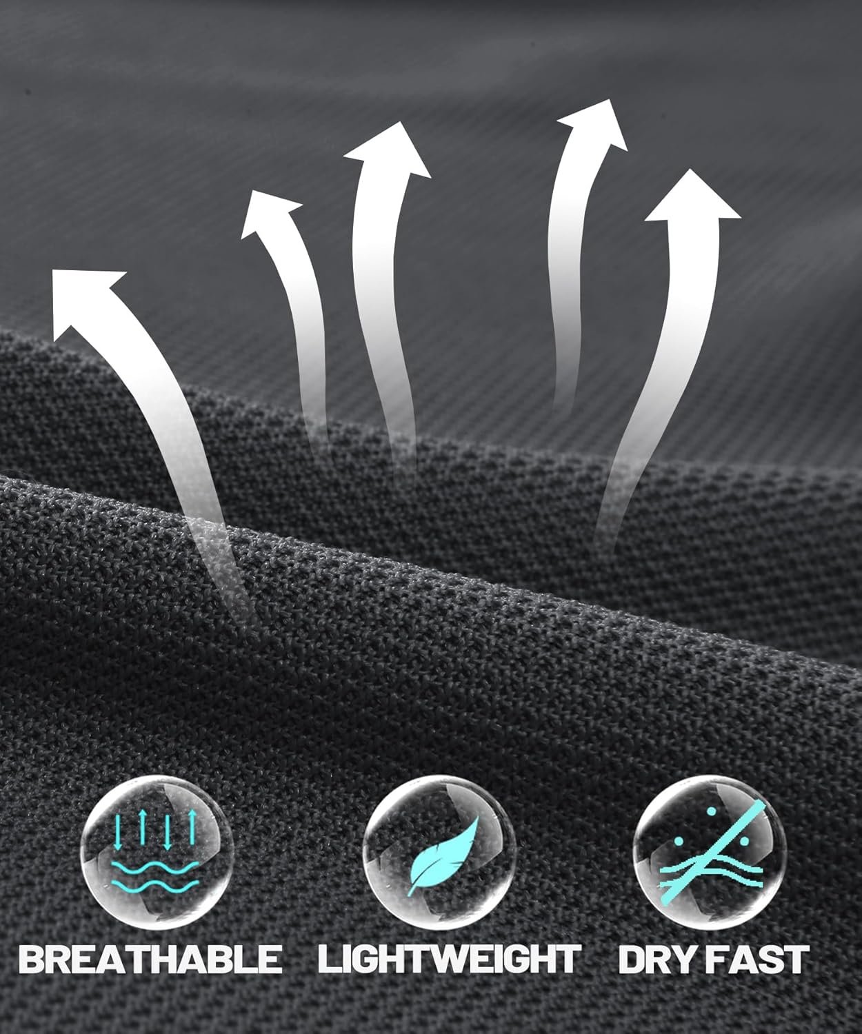 MAGCOMSEN Men's Polo Shirts 3 Button Quick Dry Performance Long Sleeve Tactical Shirts Pique Jersey Golf Shirt - Image 3