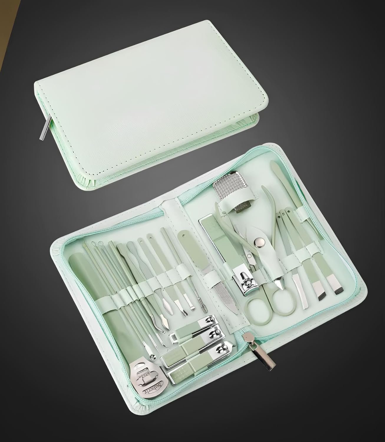 Professional Nail Clippers Kit 22-Piece – Stainless Steel Manicure Kit for Men & Women, Nail Care Set with Pedicure Tools, Toe Nail Clippers, Travel Manicure Kit - Image 4