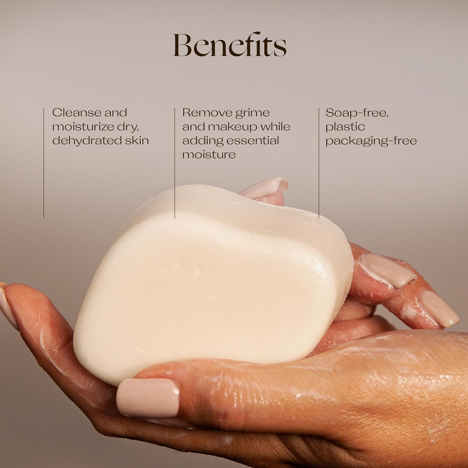 Trilogy Ultra Hydrating Cleansing Bar, Daily Face Wash With Marine Algae, Soap-Free, pH Balanced, 2.82 fl oz - Image 4