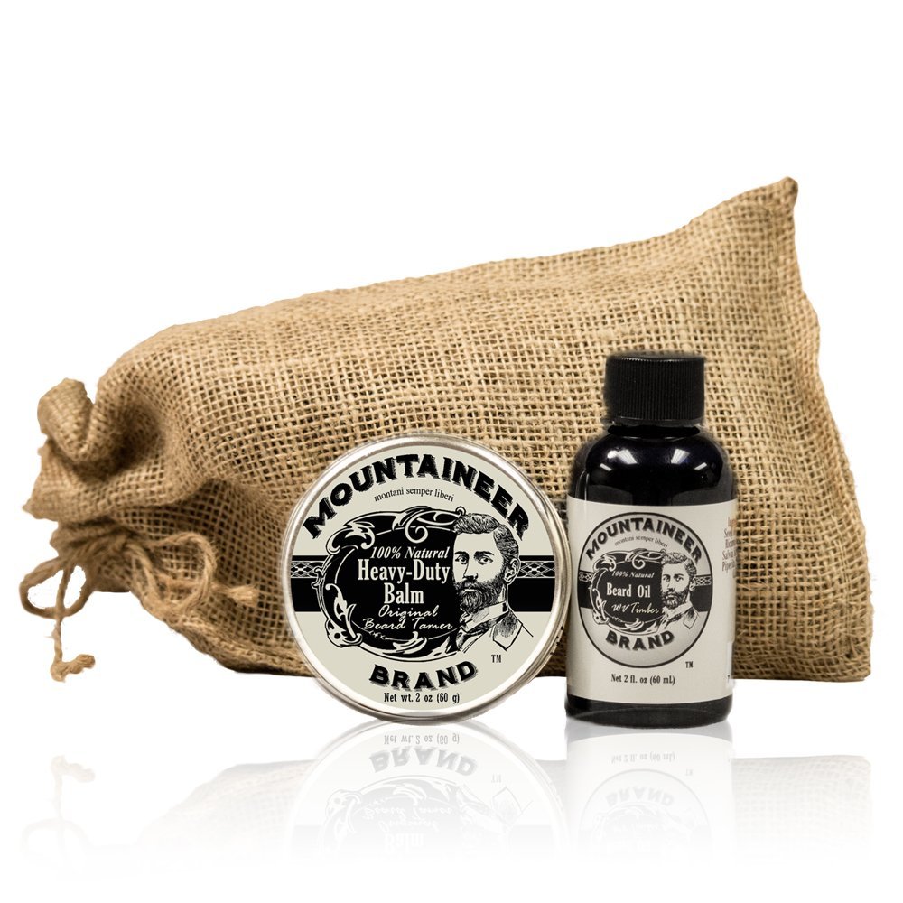 Heavy Duty Beard Balm and Beard Oil by Mountaineer Brand: The Ultimate Beard Conditioning Combo Pack - Image 2
