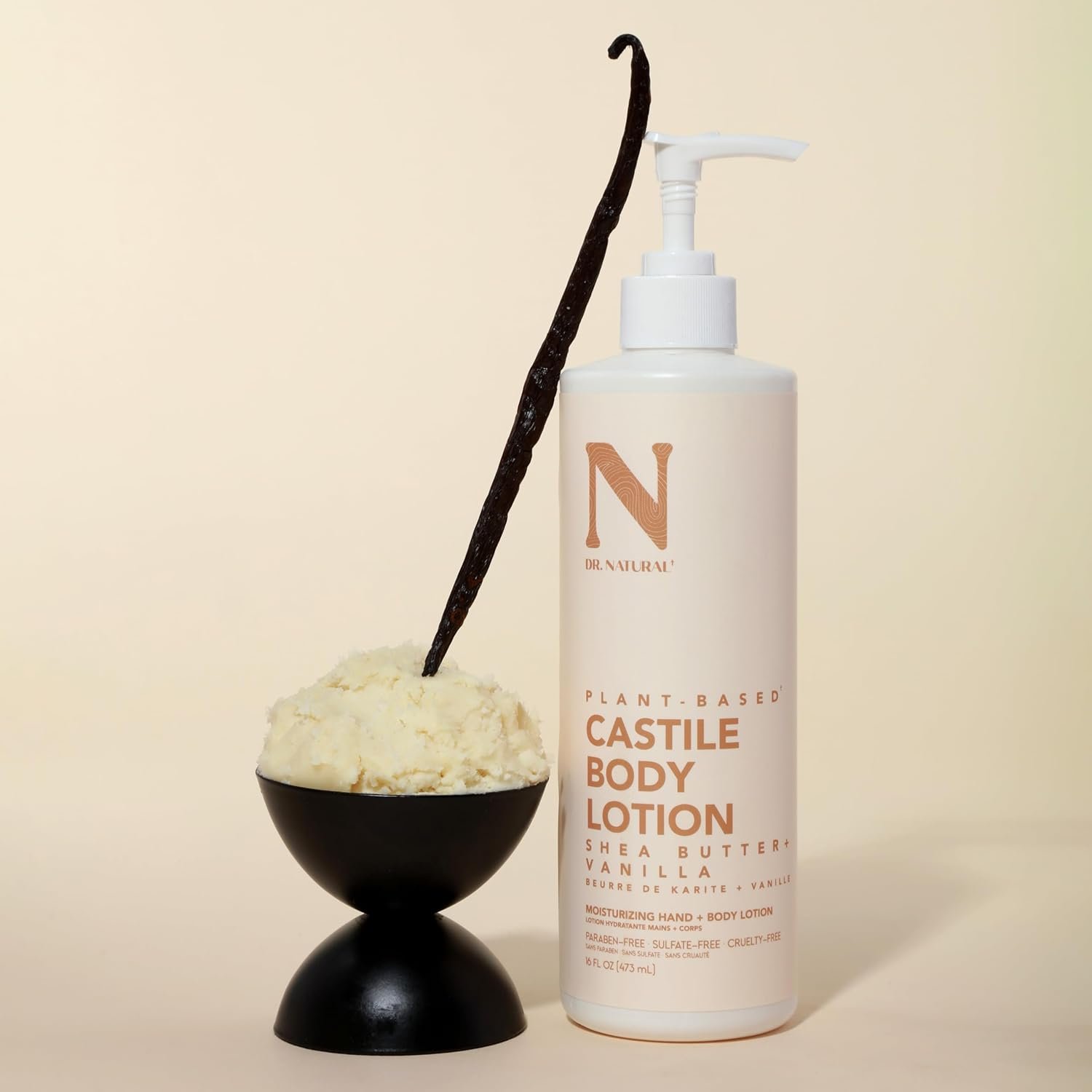 Dr. Natural Castile Body Lotion, Shea Butter, 16 oz - Plant-Based - Paraben-Free, Sulfate-Free, Cruelty-Free - Made with Organic Shea Butter - Non-Greasy - Body Lotion for Dry Skin - Image 9