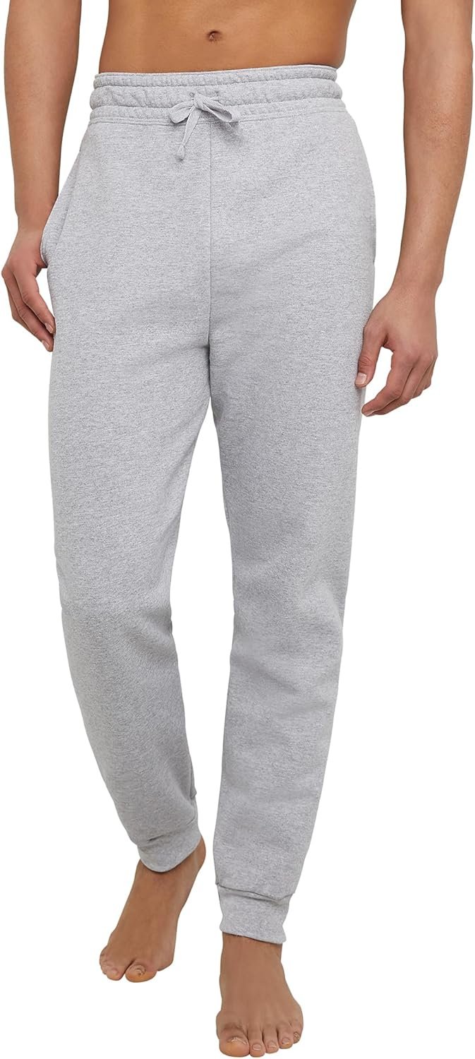 Hanes EcoSmart Jogger Sweatpants, Men's Midweight Fleece Lounge Pants, 30.5" - Image 2