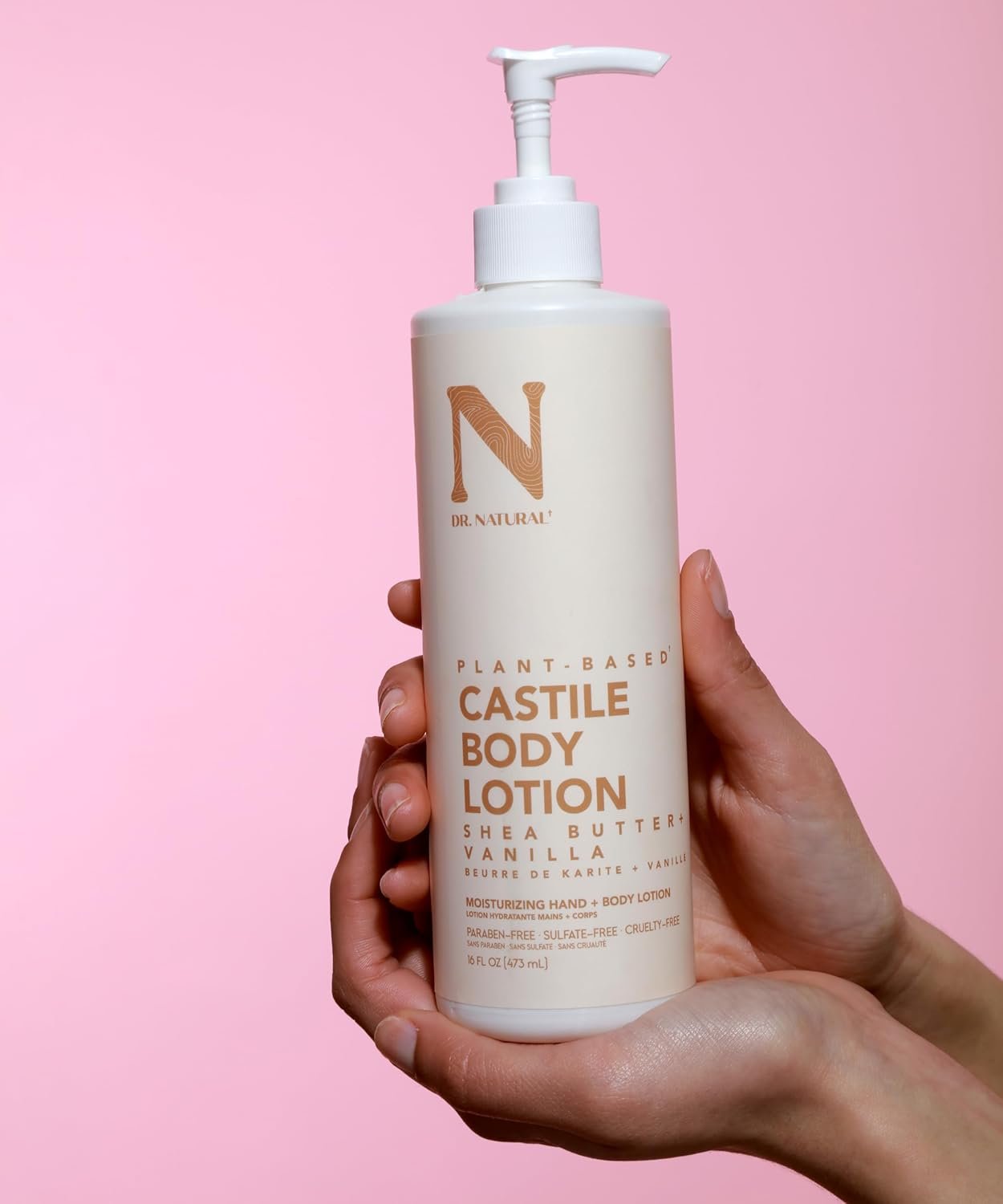 Dr. Natural Castile Body Lotion, Shea Butter, 16 oz - Plant-Based - Paraben-Free, Sulfate-Free, Cruelty-Free - Made with Organic Shea Butter - Non-Greasy - Body Lotion for Dry Skin - Image 8