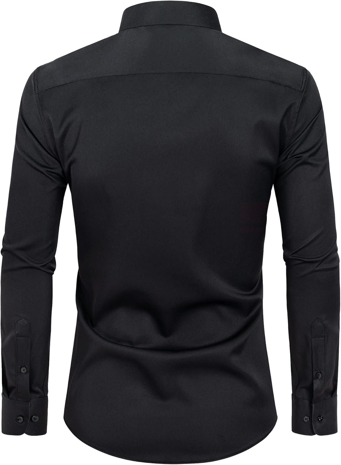 Alimens & Gentle Slim Fit Mens Dress Shirts for Men Button Down Long Sleeve Dress Shirts Wrinkle Free Formal Stain Proof - Image 4