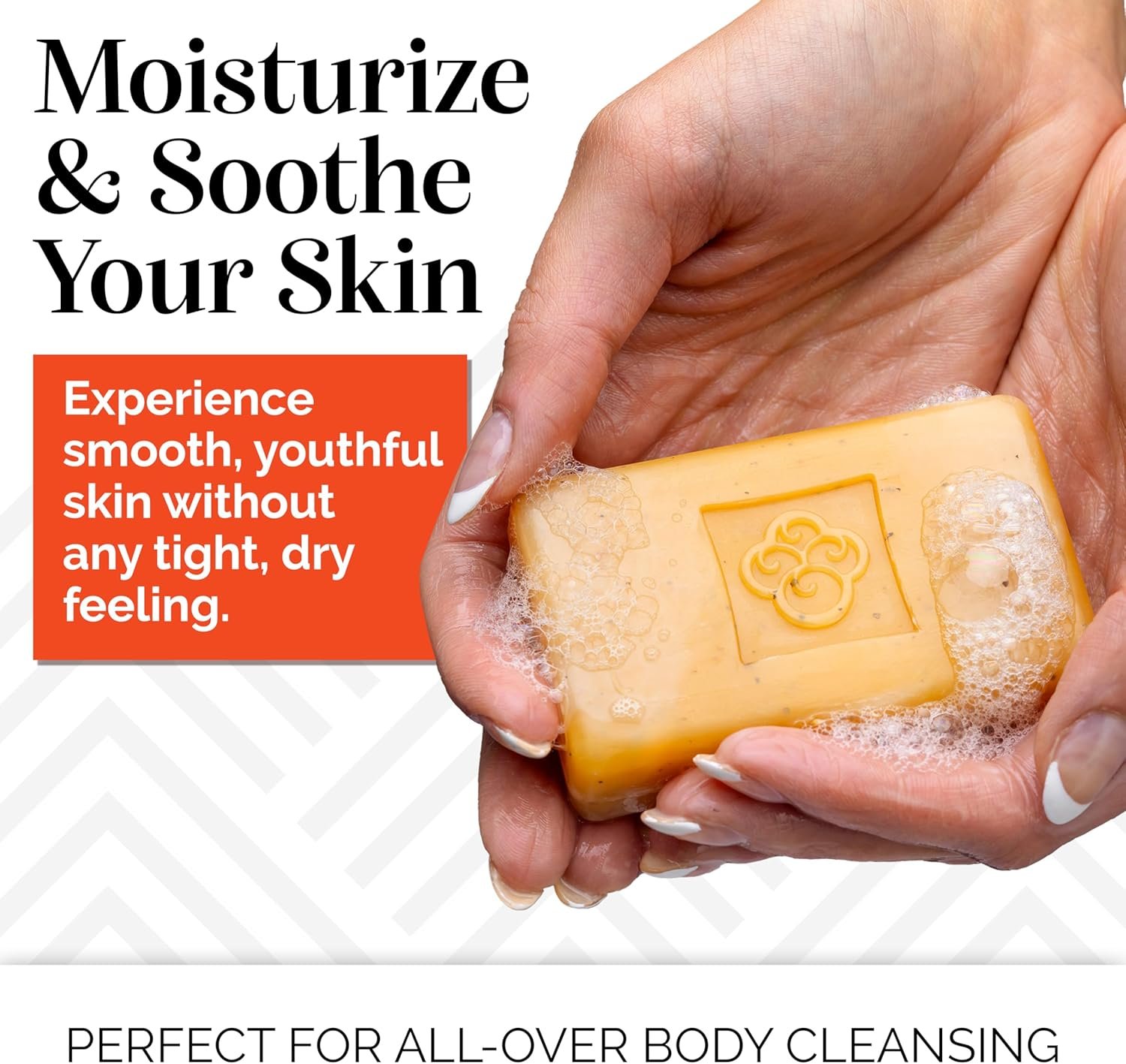 sibu Sea Buckthorn Soap, Cleansing Face & Body Bar with Citrus Scent (3-Pack) – Moisturizes Skin, Reduces Redness and Blemishes, and Calms Sensitive Skin - Image 4