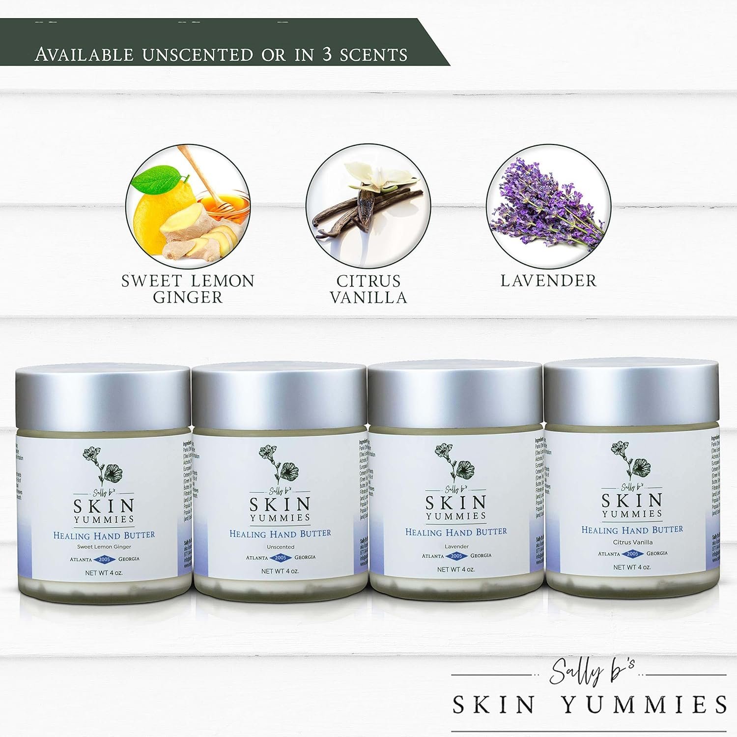 Sally B’s Lavender Hand Cream – Hydrating & Nourishing Formula for Dry Skin – Shea Butter, Jojoba & Olive Oil – EWG Verified – 4 oz - Image 3