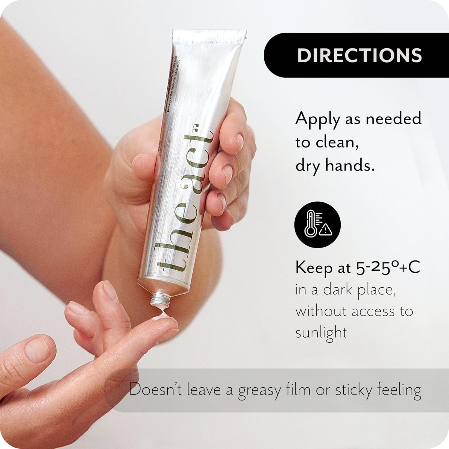 The Act Hand Cream for Women & Men, Luxurious Moisturizing Care with Almond Milk, Chocolate & Incense - Restores Skin Softness with a Warm, Lasting Fragrance, Organic, Vegan (2 Fl Oz, XX) - Image 5