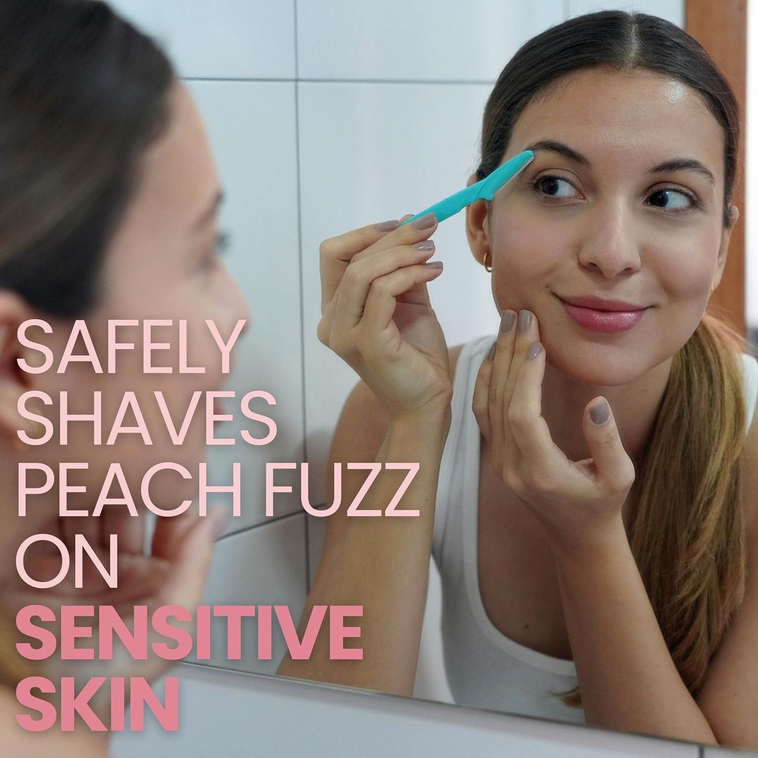 Dermaplane Oil for Women with Sensitive Skin - Face Shaving Oil - Non Comedogenic, Fragrance Free, Natural & Lightweight - Use with Dermaplane Razor for Women Face, 2oz by Ouiloe - Image 3