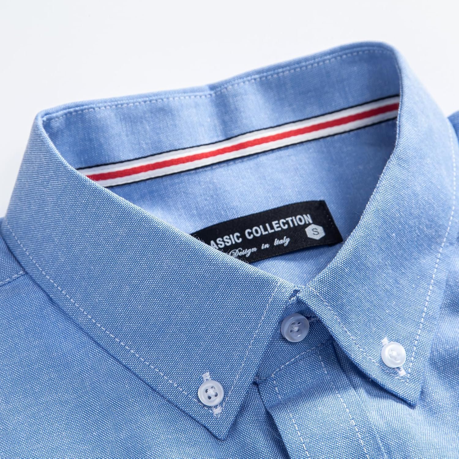 Manwan walk Men's Oxford Shirt Well-Fitted Soft Lightweight Long Sleeve Button Down Shirts - Image 5